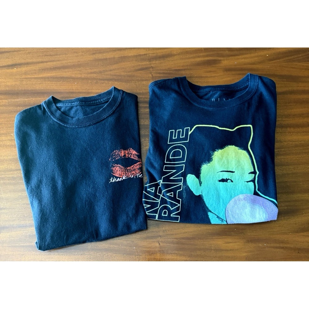 Ariana‎ Grande Concert T Shirt Lot Small Sweetener Thank U Next & Honeymoon Tour